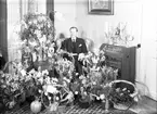 Kamrer Karl Hedin, Sörbygatan 68, Gävle. 18 januari 1945. Fotografiet tagit i hemmet.