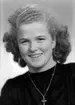 Britt Hollinder, Nedre Bergsgatan 34, Gävle. 20 april 1945.