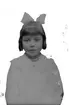 Flicka. 1 april 1945. Kopia. Fröken Jansson, Valbogatan 33, Gävle.