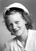 Kandidat Anna-Greta Larsson, Harnäs. 30 maj 1945.