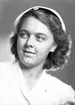 Kandidat Ingegerd Nordström, Centralplan 5, Gävle. 7 juni 1945.