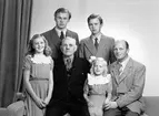 Familjen Sohlberg. Gävle. 17 september 1945.