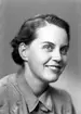 Fru Larsson, Karlholmsbruk. 28 november 1945.