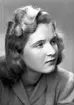 Fröken Margareta Björk, Baldersgatan 10, Sandviken. 19 januari 1946.