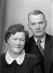 Herr och fru Werner Andersson, 26 januari 1946. Herr Werner Andersson, Södra Fiskargatan 15, Gävle.