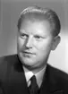 Fabrikör Åke Holmgren, Druvans Saftfabrik, Gävle. 3 april 1946.