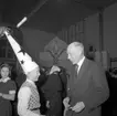 Gefle Jultomtar, julfest. 16 december 1951. Frk. Ljung,
Brändströmgatan 10, Gävle
