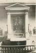 Den gamla altartavlan från 1766 i Kråksmåla kyrka.