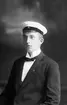 Student Johan Lindbäck. 1890 - 1960. Fjärde Tvärgatan 42, Gävle