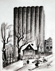 Bjølsen Valsemølle [papirkunst]