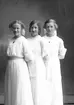 Karin Westerlund, Dagmar Åkersten och Lilly Forsling alla från Gävle