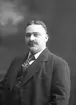 Herr Fritz Sandberg,  född 8 april 1883, Gävle. Lidholms Herrekipering