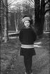 Kathi Åkerlund. Stadsträdgården med Gavleån, Gävle. Utflyttad till Stockholm 1916. Ej ateljébild