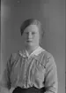 Frida Johanna Thunberg, född i Valbo 1889, småskolelärarinna. Gift Lindgren 1931, skild 1934.
Gift Eriksson 1962, död i Valbo 1966.