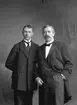 Fabrikör N. Aug. Ekberg och ej namngiven ung man (son).
