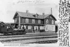 Järnvägsstation. 
