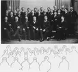 Gefle glasbruk.
Delar av personalen omkring 1910.
1. David Rahmberg, glasblåsare
2. Arvid Nord, glasblåsare
3. Valfrid 