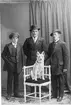 Emil Jonasson, August Andersson och Simon Westlund.