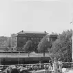 Länsmuseet Gävleborg sett från andra sidan Gavleån (norrifrån) i Juni 1979