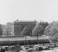 Länsmuseet Gävleborg sett från andra sidan Gavleån (norrifrån) i Juni 1979