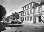 Kvarteret Morianen före och efter ombyggnad.