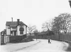 Kungsbäcksvägen vid Strömvallen. 1913