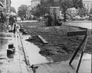 Drottninggatan asfalteras vid Stortorget.