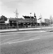 Hamntorget, nuvarande busstation. I bakgrunden kv. Armfelt. Längst t.h. skymtar Centralhotellet.