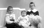 Barnen Rune, Ellen och Bertil Setterlund, Norra Slottsgatan 10, Gävle