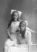 Till vänster Thyra Magnusson, Södra Centralgatan 20 och till höger Sigrid Ahlberg, Södra Kopparslagargatan 15, Gävle