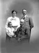Carl Allan Wilhelm Rehnström med familj. Carl Allan, född 1876 i Torpa, Södermanland, död 1936. Uppgifter ur: Gävle - ett bildgalleri. av W. Lindeberg.