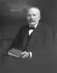 Rektor Josef Fredrik Falk (född 1864), Högre Allmänna läroverket (Vasaskolan). Källa: W Lindeberg 