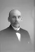 Rektor Ernst Aurell. Född: 20 november 1870. Rektor vid Dövstumskolan i Gävle från 1908.