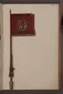 Avbildning i gouache föreställande fälttecken taget som trofé av svenska armén. Det avbildade standaret finns bevarat i Armémuseums samling, för mer information, se relaterade objekt.