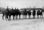 Del av kursen på stallplan. Strömsholm 1910-11.