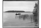 En fiskarbåt, roddbåt på Hjälmaren.
Emanuel Eriksson