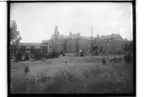 Garphytte Sanatorium, två och en halvvånings sjukhusbyggnader.
Baksidan av sanatoriet.