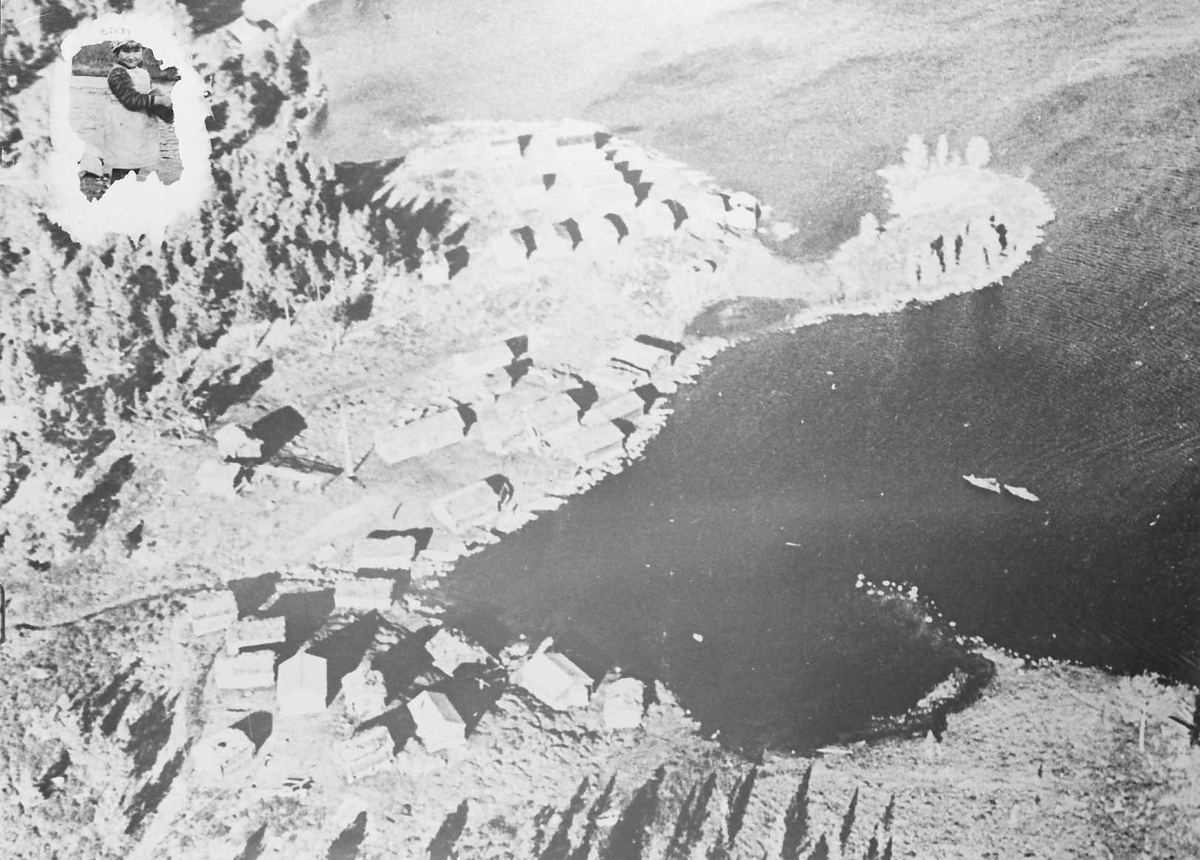 Naturforhold, bygninger. Fiskevollen, Sølensjøen. 