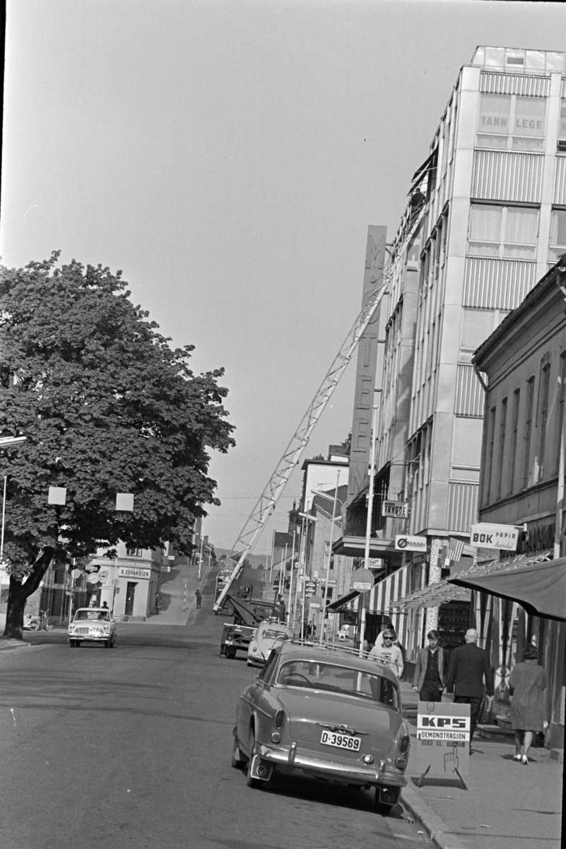Strandgata, Hamar, stigebil, Hamar brannvesen,