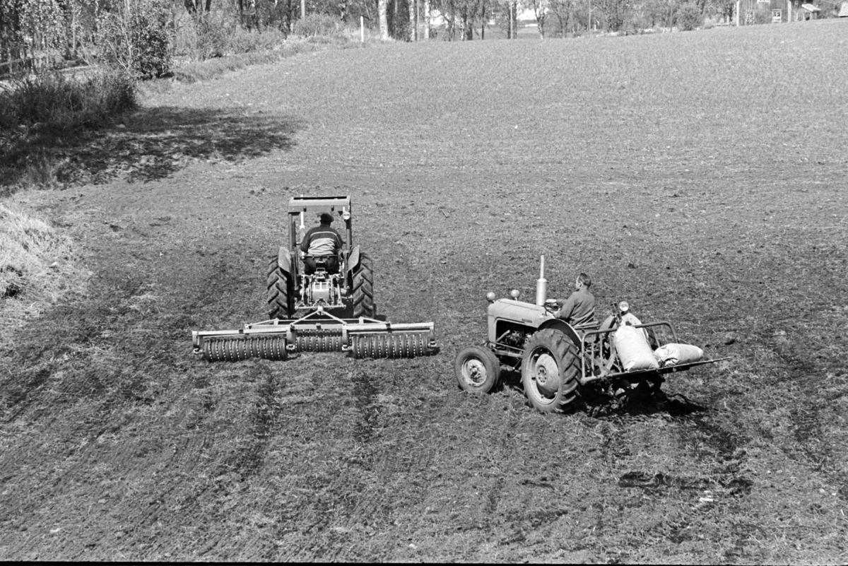 Sælid gard, våronn,traktor. Vang H. 