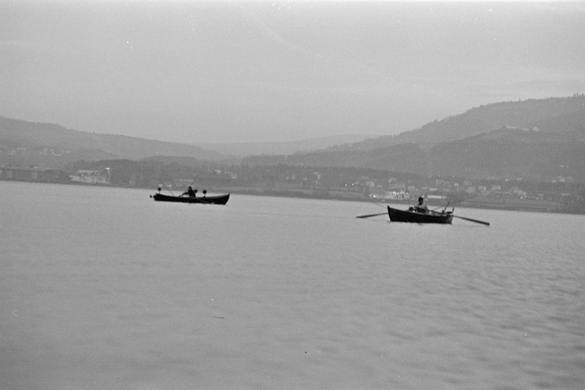 Mjøsfiske,dreggefiske,mjøsørret, Furnesfjorden.