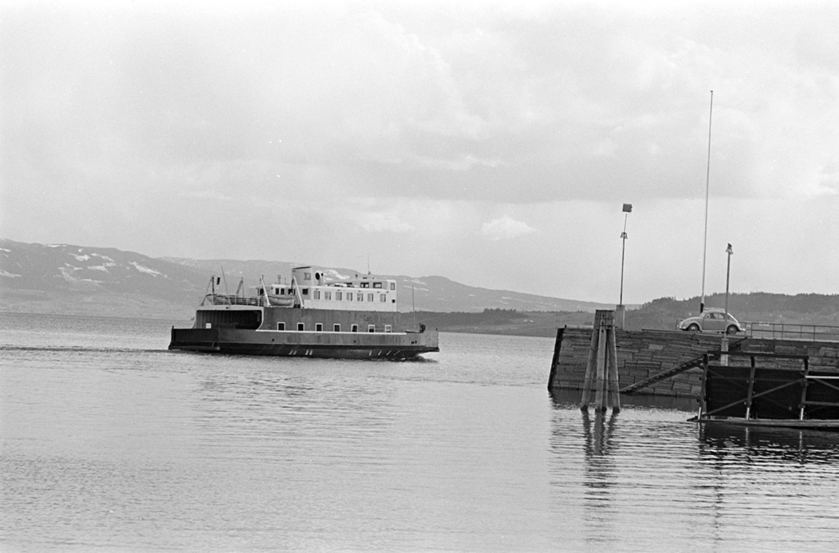 Hamar brygge. Mjøsbåt, Mjøsa. M/F Hamar-Kapp Ferjen,