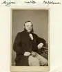 Porträtt av medicine doktor Carl Teodor Anjou. Stadsläkare i Vadstena 1854-1872.