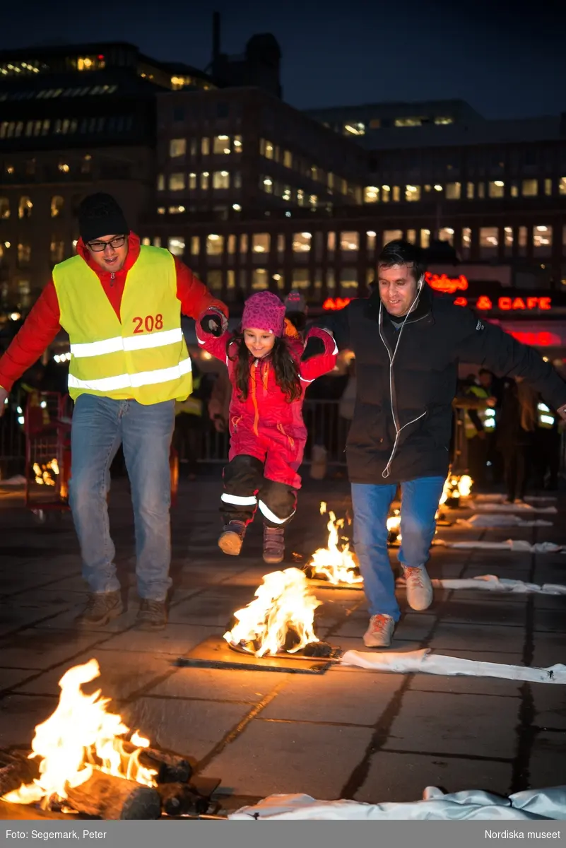 Eldfesten, Persiskt nyår, i Kungsträdgården i Stockholm 2017.