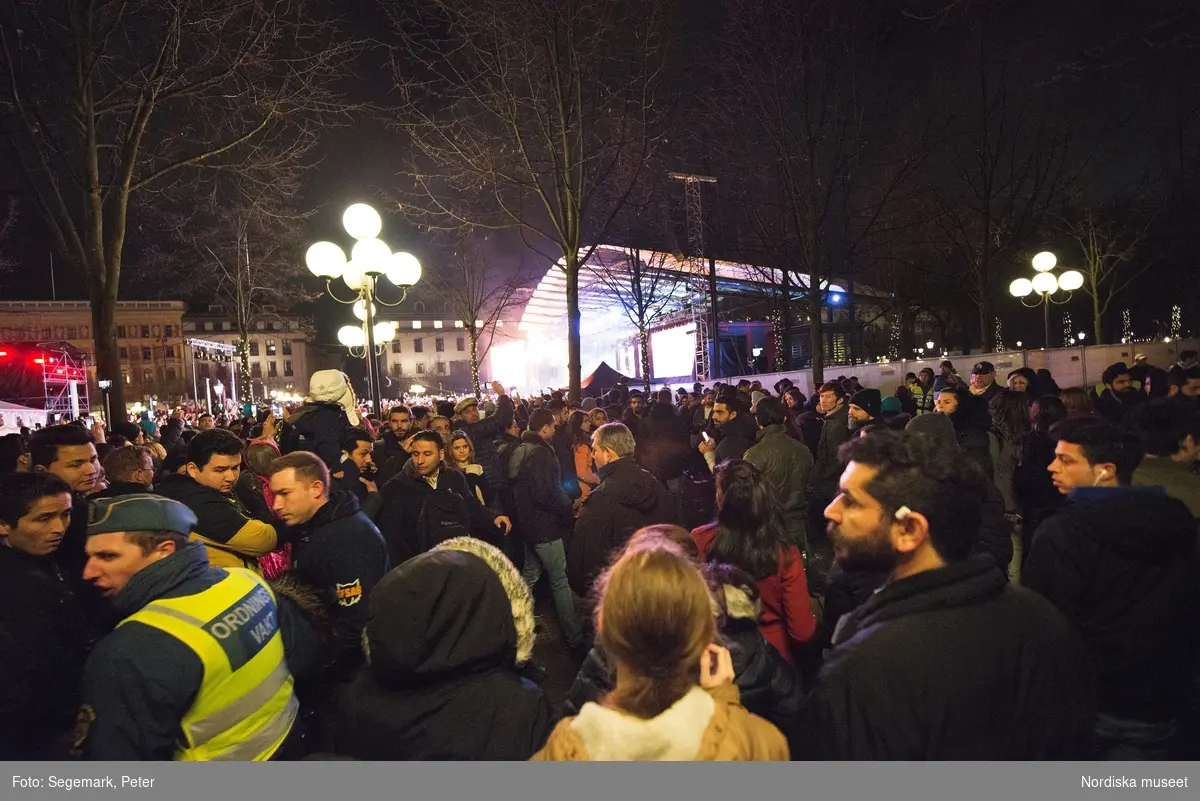 Eldfesten, Persiskt nyår, i Kungsträdgården i Stockholm 2017.