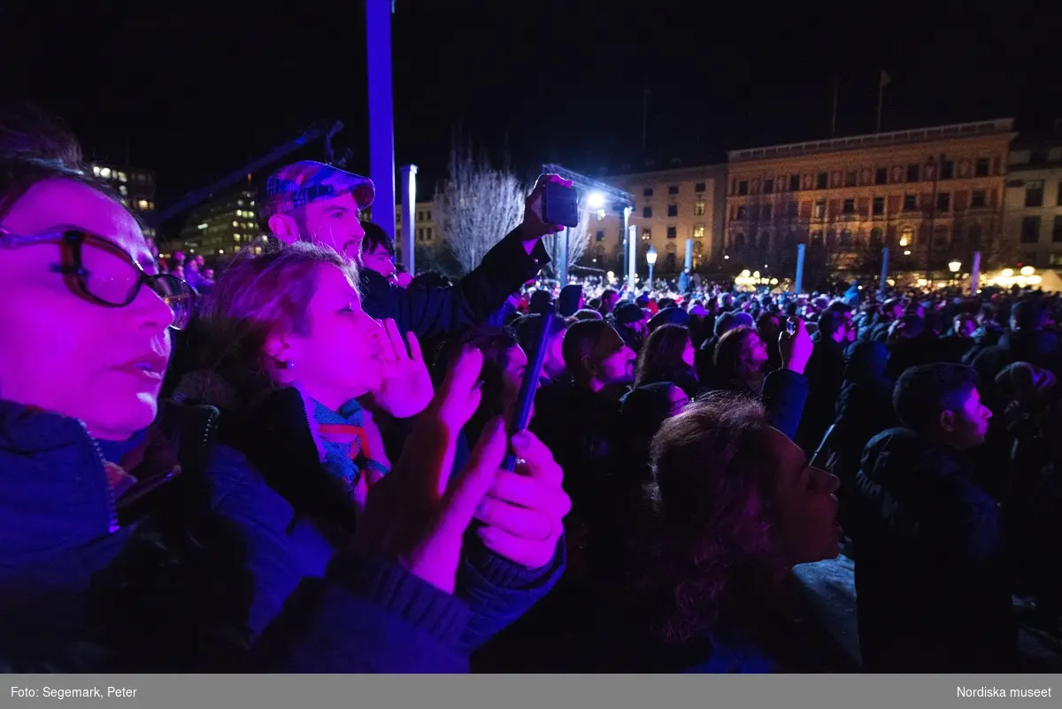 Eldfesten, Persiskt nyår, i Kungsträdgården i Stockholm 2017.