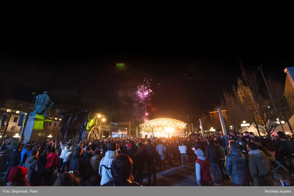 Eldfesten, Persiskt nyår, i Kungsträdgården i Stockholm 2017.