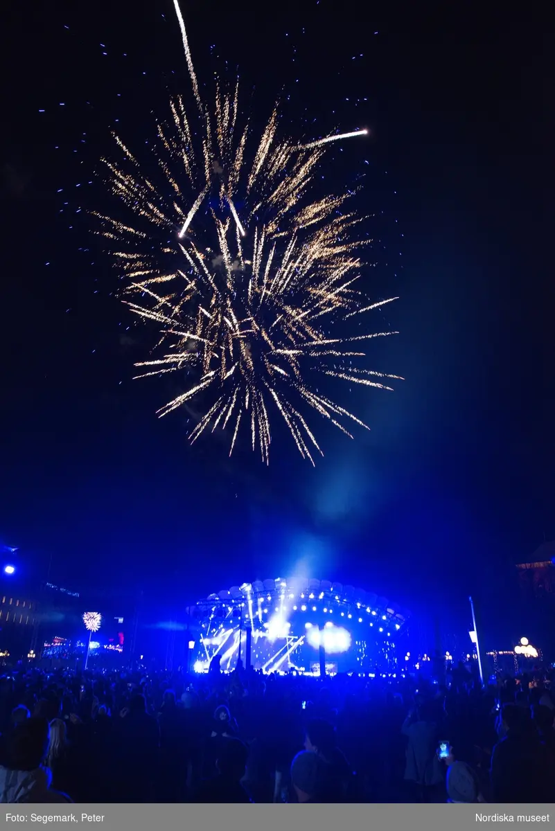 Eldfesten, Persiskt nyår, i Kungsträdgården i Stockholm 2017.