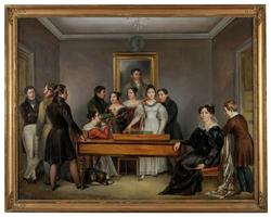 Familjen Garberg [Målning]