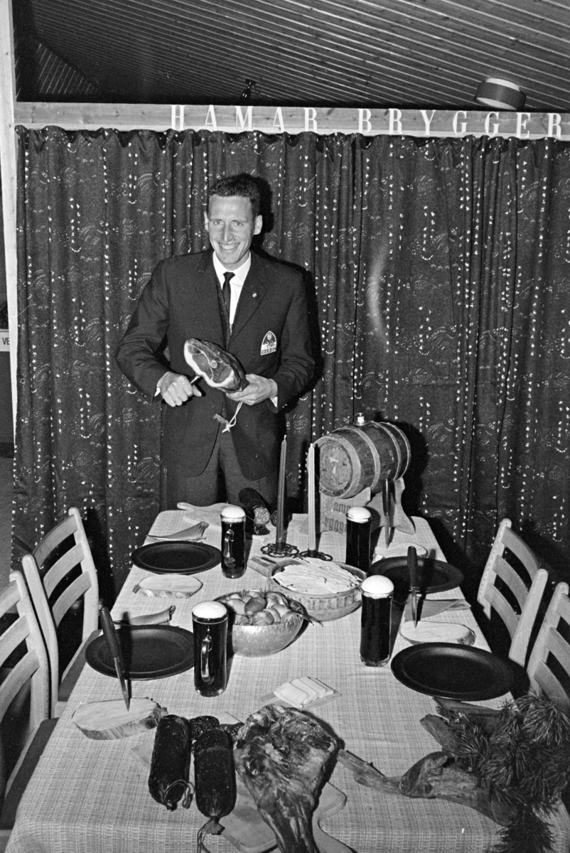 Kjøkkenutstilling i Hamarhallen, Ole Ellefsæter,spekemat.